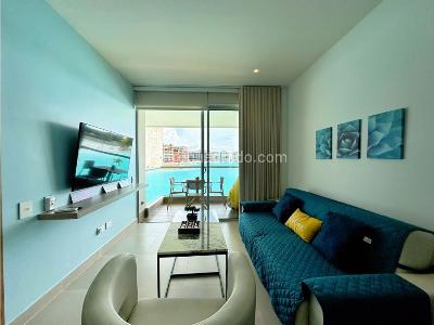 Apartamento de 1 alcoba en venta en Bahia Kristal, Cartagena, 48 m² · foto 4 de 14