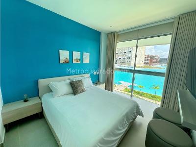 Apartamento de 1 alcoba en venta en Bahia Kristal, Cartagena, 48 m² · foto 7 de 14