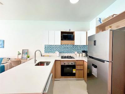 Apartamento de 1 alcoba en venta en Bahia Kristal, Cartagena, 48 m² · foto 10 de 14
