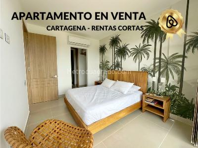 Apartamento de 2 alcobas en venta en Bahia Kristal, Cartagena, 80 m² · foto 3 de 15
