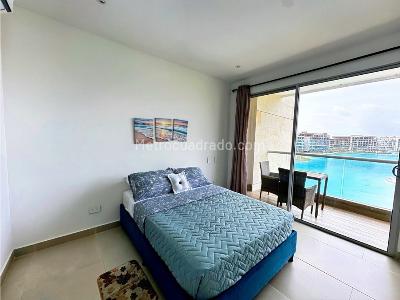 Apartamento de 2 alcobas en venta en Bahia Kristal, Cartagena, 78 m² · foto 11 de 15