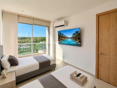 Apartamento de 2 alcobas en venta en Bahia Kristal, Cartagena, 80 m² · foto 8 de 17