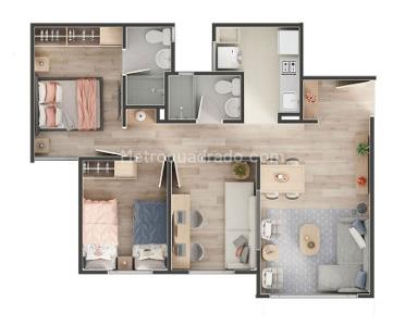 Apartamento en venta en Ciudad Pomar, Cajicá · foto 7 de 20