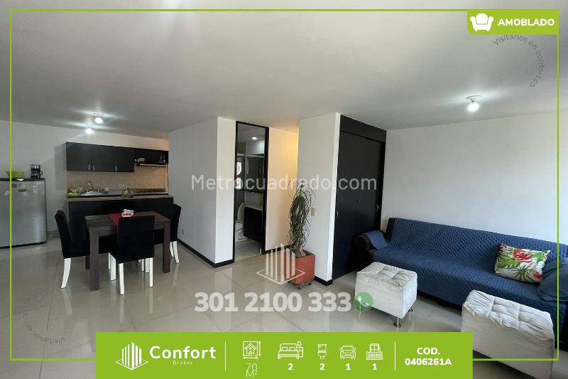 2BR Apartment in POBLADO CIUDAD DEL RIO (70 m²)