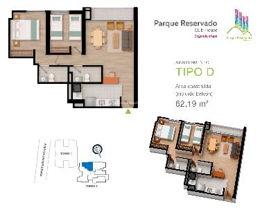 Apartamento de 2 alcobas en venta en Av Universitaria, Tunja, 55 m² · foto 5 de 5