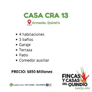 Casa de 4 alcobas en venta en Centro, Armenia, 400 m² · foto 2 de 3