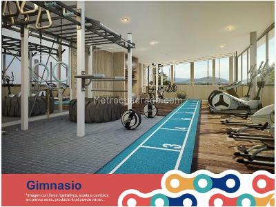 Apartamento de 2 alcobas en venta en Llanogrande, Rionegro, 74 m² · foto 8 de 9