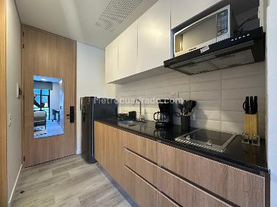 Apartaestudio en arriendo en Centro Internacional Bavaria, Bogotá, 27 m² · foto 3 de 8
