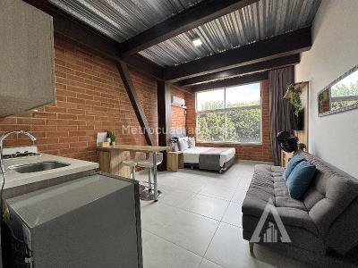 Apartaestudio en arriendo en Laureles, Medellín, 25 m² · foto 3 de 7