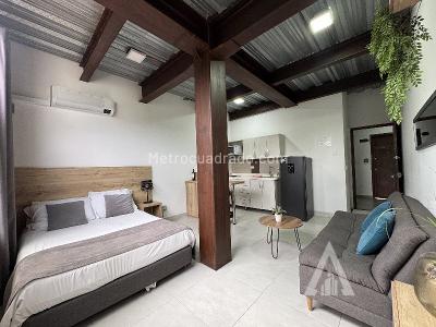 Apartaestudio en arriendo en Laureles, Medellín, 35 m² · foto 2 de 7