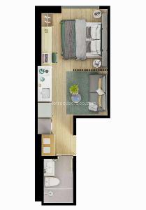 Apartaestudio en venta en A.S.D., Bogotá, 18 m² · foto 6 de 12