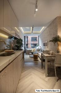 Apartamento de 1 alcoba en venta en Santa Bibiana, Bogotá, 21 m² · foto 3 de 3