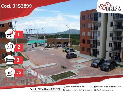 Apartamento de 3 alcobas en venta en Arboleda Campestre, Ibagué, 55 m² · foto 12 de 17