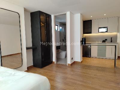 Apartaestudio en venta en Laureles, Medellín, 33 m² · foto 4 de 12