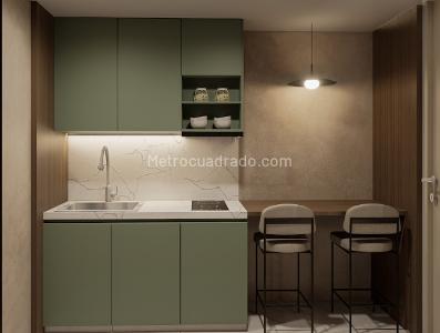 Apartaestudio en venta en Sabaneta, Sabaneta, 18 m² · foto 4 de 14