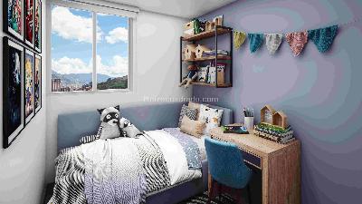 Apartamento de 2 alcobas en venta en Bucaros, Bello, 50 m² · foto 9 de 19