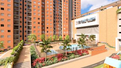 Apartamento de 2 alcobas en venta en Fontibo, Rionegro, 58 m² · foto 9 de 10