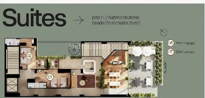 Apartaestudio en venta en Laureles, Medellín, 19 m² · foto 2 de 6