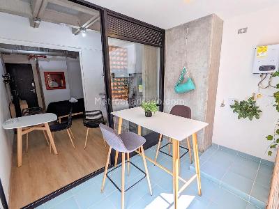 Apartaestudio en venta en Laureles, Medellín, 28 m² · foto 3 de 9