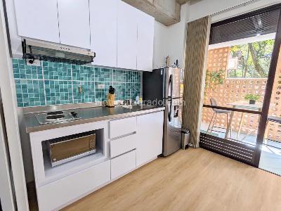 Apartaestudio en venta en Laureles, Medellín, 28 m² · foto 4 de 9