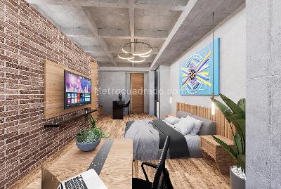 Apartaestudio en venta en El Poblado, Medellín, 30 m² · foto 8 de 18
