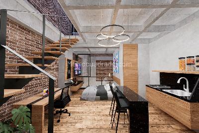 Apartaestudio en venta en El Poblado, Medellín, 30 m² · foto 10 de 18
