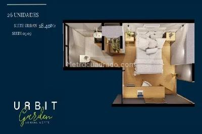 Apartaestudio en venta en Laureles, Medellín, 20 m² · foto 5 de 6