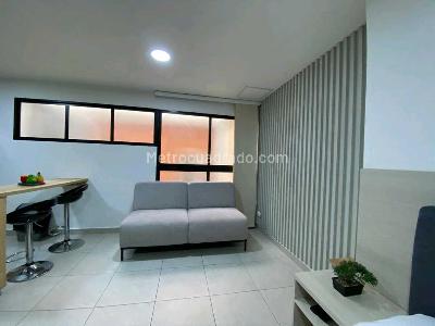 Apartamento de 1 alcoba en arriendo en Conquistadores, Medellín, 28 m² · foto 4 de 9