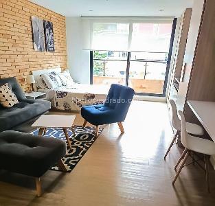 Apartaestudio en arriendo en Chapinero Central, Bogotá, 40 m² · foto 7 de 12