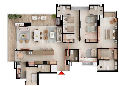 Apartamento en arriendo en Buenavista, Barranquilla · foto 10 de 20