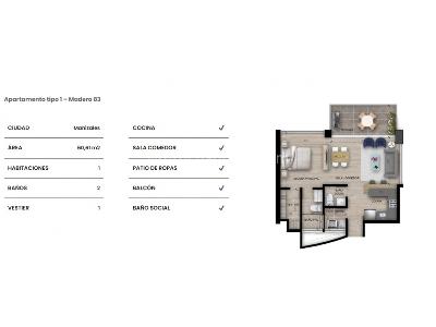 Apartaestudio en venta en El Trebol, Manizales · foto 8 de 8