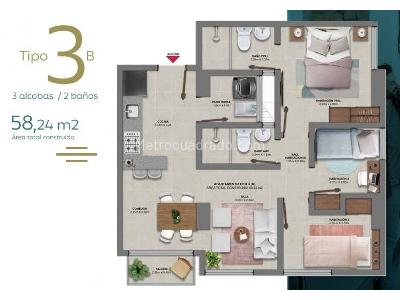 Apartamento en venta en Velez, Manizales · foto 5 de 5