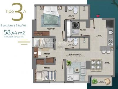 Apartamento en venta en Velez, Manizales · foto 5 de 5