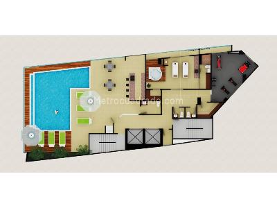 Apartaestudio en venta en Bellavista, Santa Marta, 33 m² · foto 4 de 6