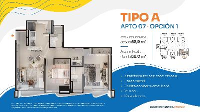 Apartamento de 2 alcobas en venta en Lagos 3, Floridablanca, 55 m² · foto 7 de 7