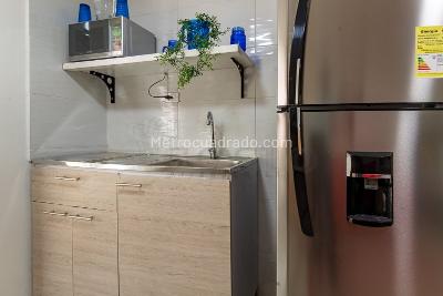 Apartaestudio en arriendo en Laureles, Medellín, 25 m² · foto 3 de 5