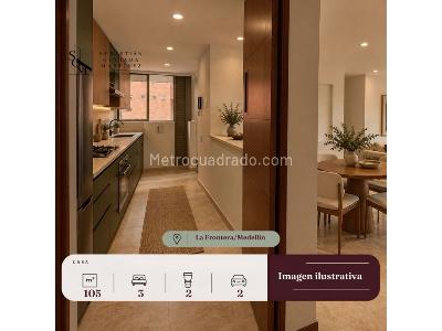 Apartamento de 3 alcobas en venta en La Frontera, Medellín, 105 m² · foto 10 de 20