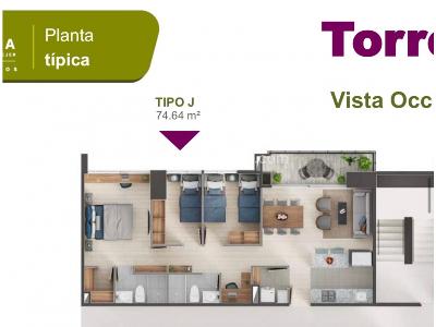 Apartamento de 3 alcobas en venta en Itagui Ciudad Coltejer, Itagüí, 75 m² · foto 19 de 19