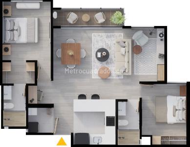 Apartamento en venta en Algarra 3, Zipaquirá · foto 6 de 6