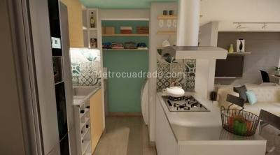 Apartamento de 3 alcobas en venta en Maria Auxiliadora, Sabaneta, 55 m² · foto 2 de 13