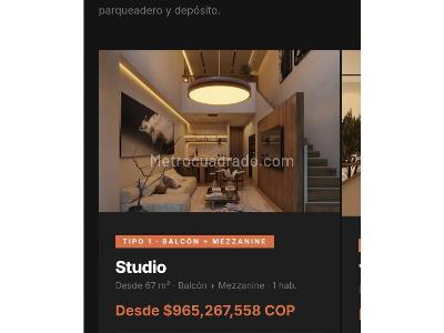 Apartamento de 2 alcobas en venta en Envigado, Envigado, 72 m² · foto 2 de 11