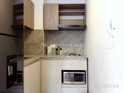 Apartaestudio en venta en Chico Norte, Bogotá, 28 m² · foto 10 de 12