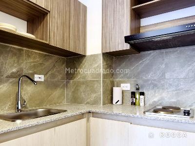 Apartaestudio en venta en Chico Norte, Bogotá, 28 m² · foto 9 de 12
