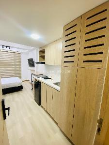 Apartaestudio en arriendo en El Refugio Chico, Bogotá, 17 m² · foto 10 de 14
