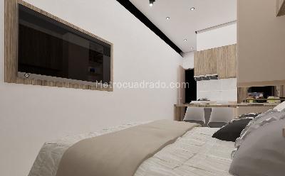 Apartaestudio en venta en Chico Norte, Bogotá, 17 m² · foto 5 de 9
