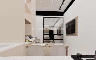 Apartaestudio en venta en Chico Norte, Bogotá, 17 m² · foto 9 de 9