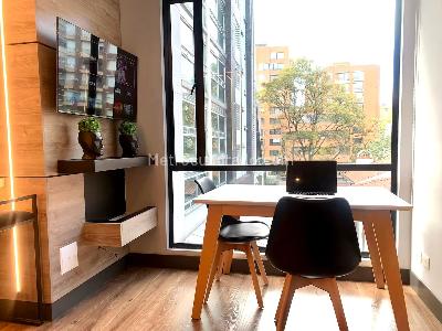 Apartamento de 1 alcoba en venta en Chico Norte, Bogotá, 43 m² · foto 6 de 14