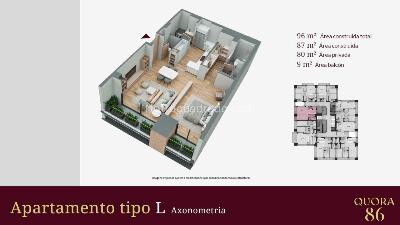 Apartamento de 2 alcobas en venta en Chico, Bogotá, 96 m² · foto 5 de 7