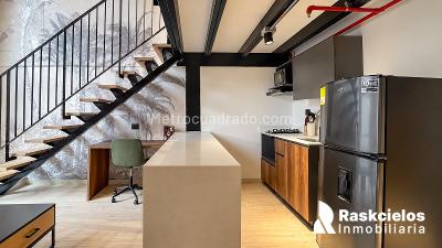 Apartaestudio en arriendo en Bombona, Medellín, 50 m² · foto 3 de 14
