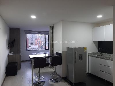 Apartamento de 1 alcoba en arriendo en Chapinero Javeriana, Bogotá, 28 m² · foto 5 de 18
